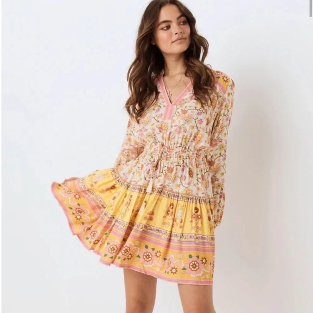 SPELL & THE GYPSY COLLECTIVE MINI DRESS SIZE S - Picture 2 of 11